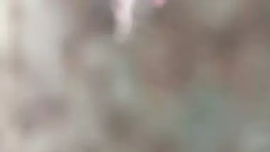 Bengali big ass girl outdoor bath caught by neighbor