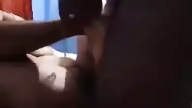 Malayalam sex video of a couple in a missionary position