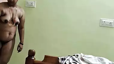 Tamil wife nude walk in bedroom caught by husband
