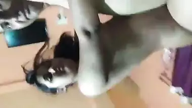 Hot desi beauty riding dick with BF XXX video