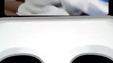 Tamil girlfriend sits naked for boyfriend to masturbate