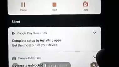 Girlfriend virgin boobs and pussy showing MMS