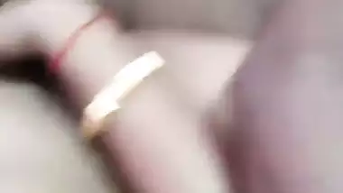 Desi rubbing pussy while fucking