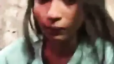 Bihari girl gives a quick desi blowjob to her stepbrother