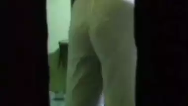 Mom wearing nighty after showing naked boobs