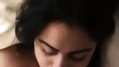 Big boob Bangali girl gives a boobjob to her lover