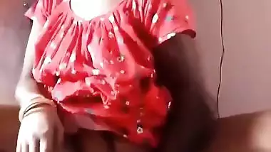 Horny lady puts a beer bottle in her pussy in Telugu porn