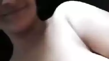 Big boobed Indian aunty naked solo