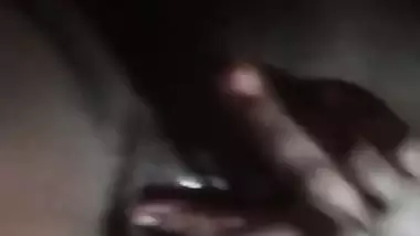 Village girl applying lotion to full nude body