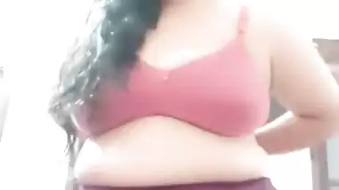 Chubby maal stripping and naked body showing