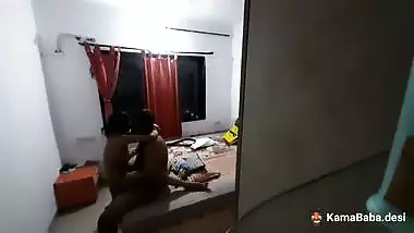Indian romantic sex on the corner of a bed