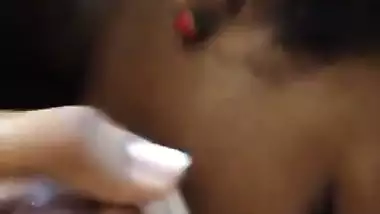 Horny lover records his sexy GF’s blowjob MMS