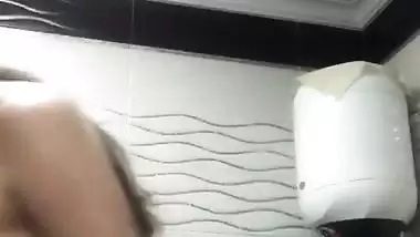 Cute Punjabi girl sucking her own boobs