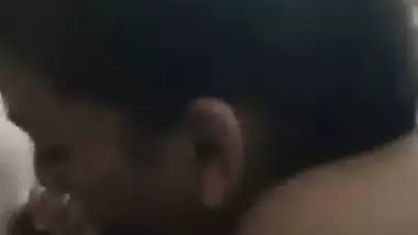 Cute bhabhi sucking penis and rides hard with condom on